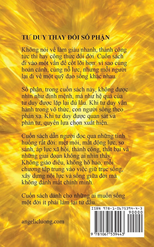 Tu Duy Thay Doi So Phan: Cach Nguoi Tinh Tao Thoat Khoi Vong Lap So Phan